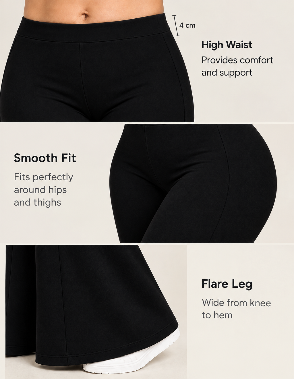 Plus Size Flare Yoga Pants