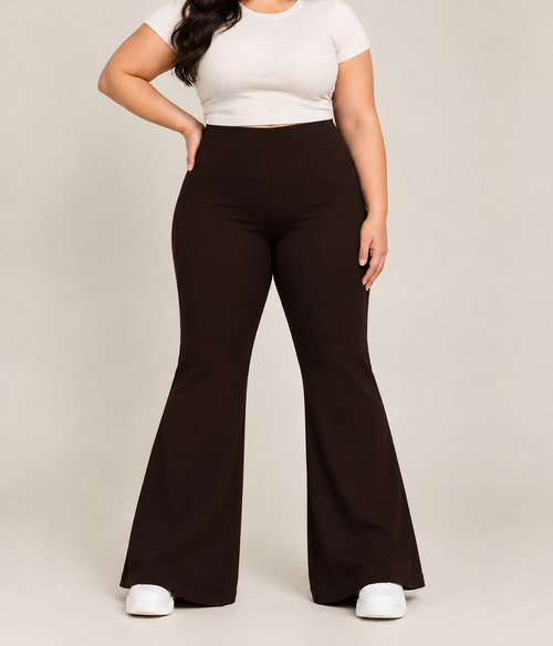 Plus Size Flare Yoga Pants
