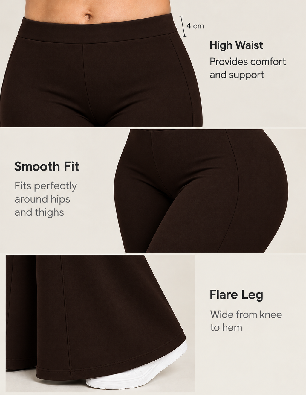 Plus Size Flare Yoga Pants